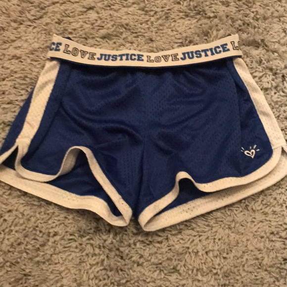 Blue Mesh Shorts - Picture 2 of 4